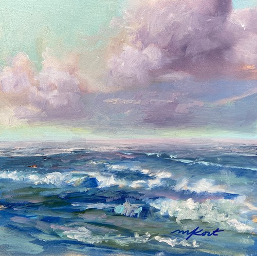 At Sea 6x6 $200 at Hunter Wolff Gallery